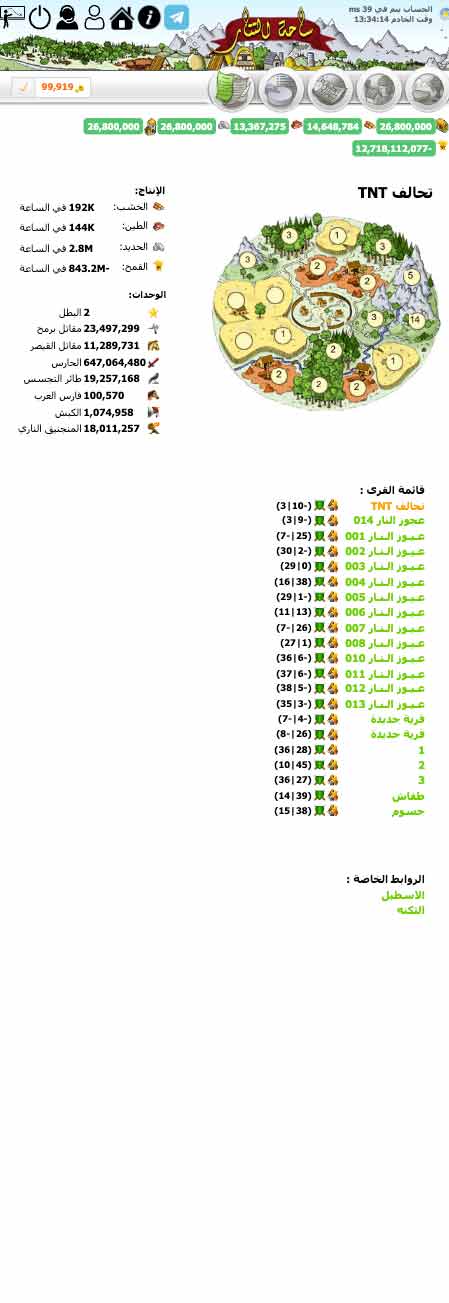 حرب التتار |قرية اللاعب